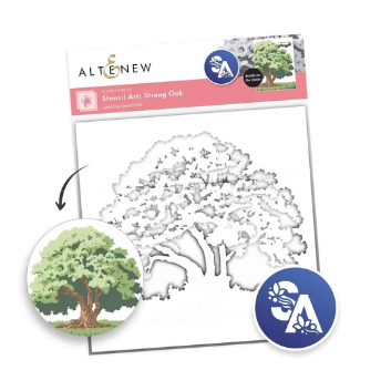 Stencil Art: Strong Oak Layering Stencil Set