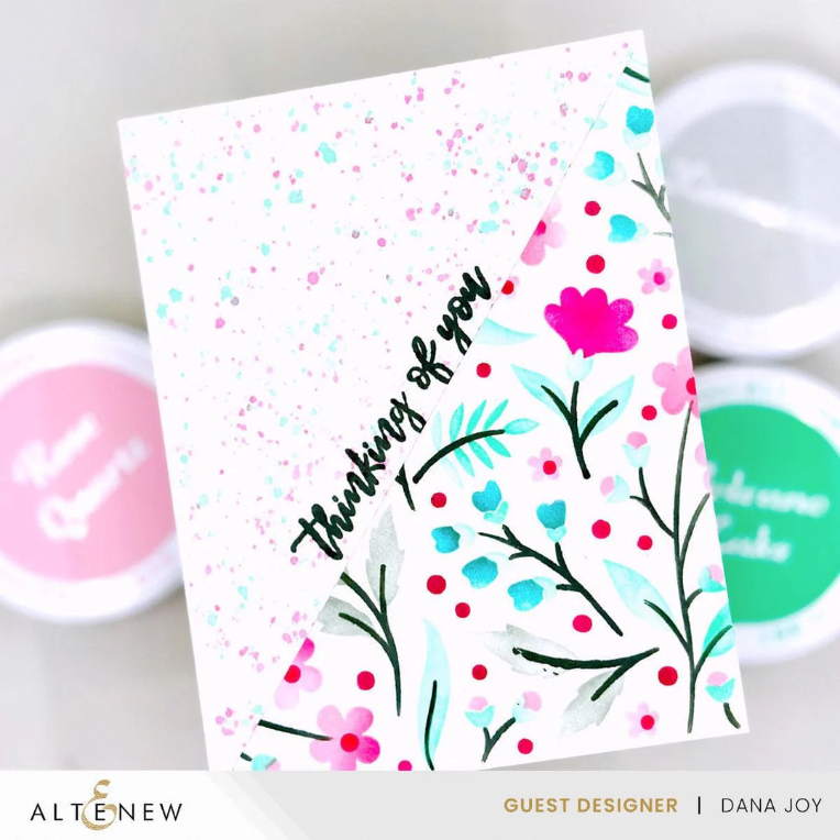 Zero-Waste Field of Flowers Stencils 