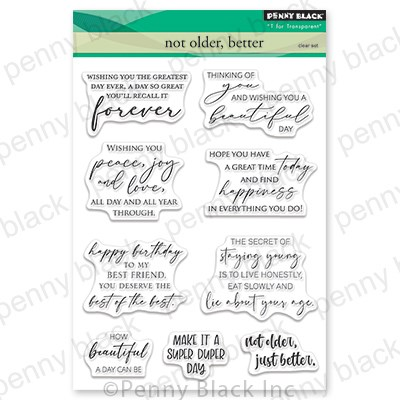 Not Older, Better Stamp Set
