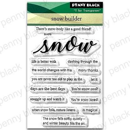 Snow Builder Stamp Set