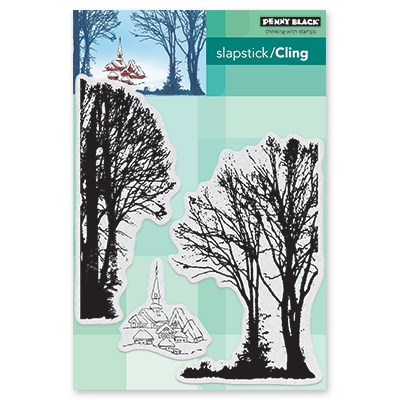 Snowy Village Stamp Set