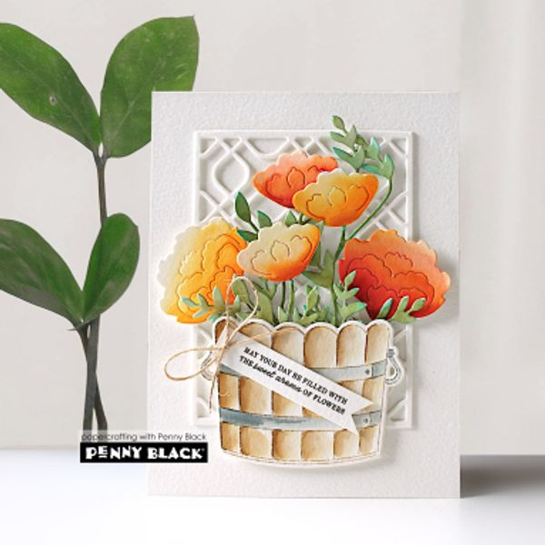 Blooming Barrel Stamp Set
