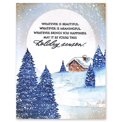 Snowy Hamlet Stamp Set