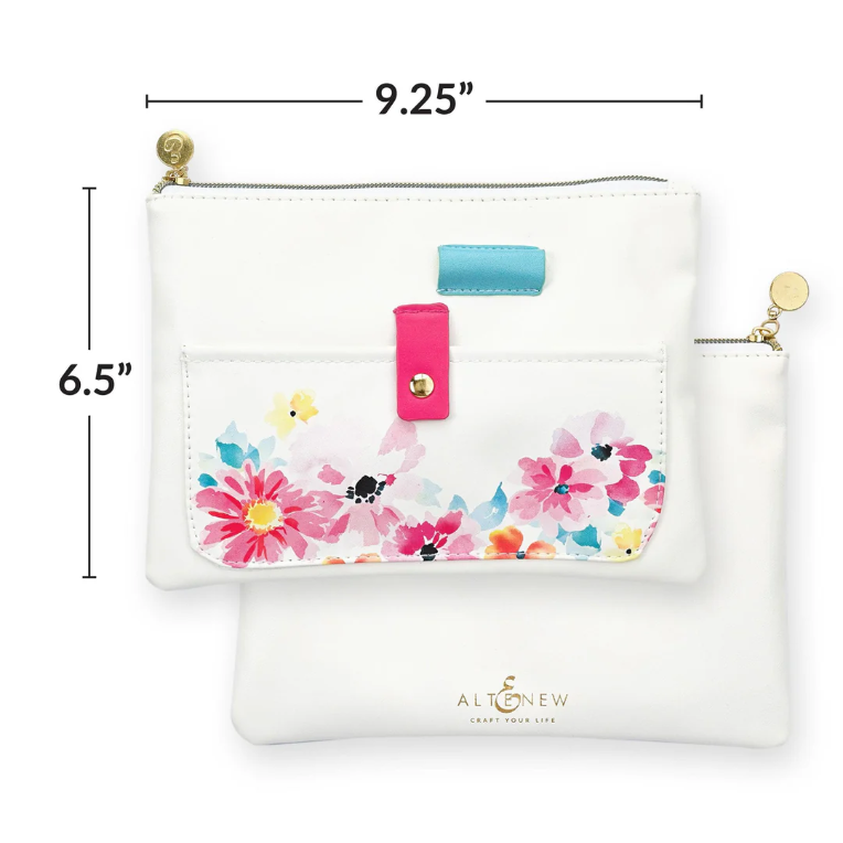 Dreaming in Watercolor Pocket Zipper Pouch