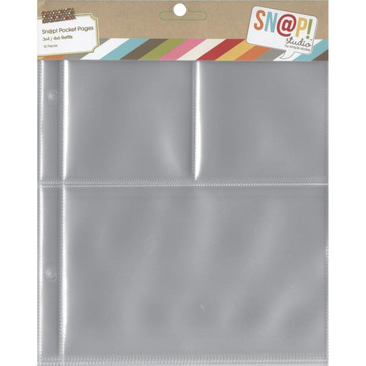 Snap! 6x8 Pocket Pages - 4X6 & 3X4