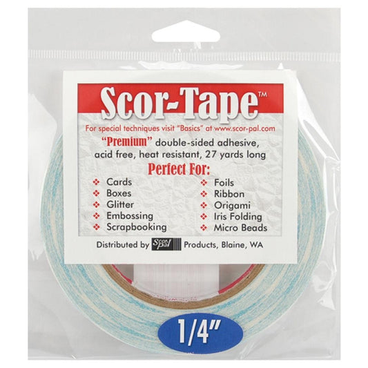 Scor Tape 1/4" x 27 yards