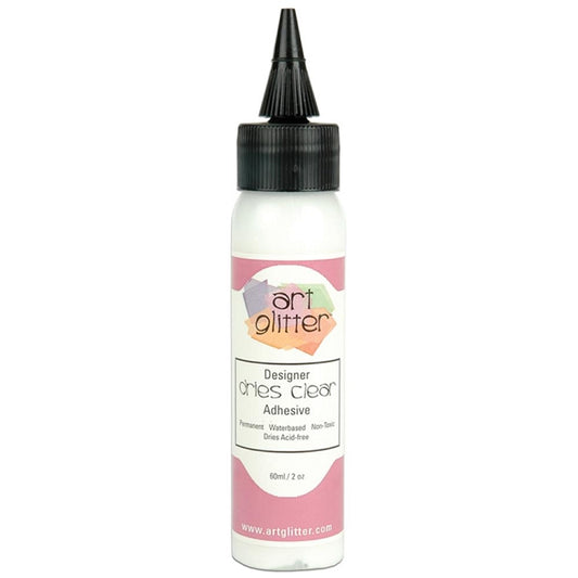 Dries Clear Glitter Glue Adhesive 2oz