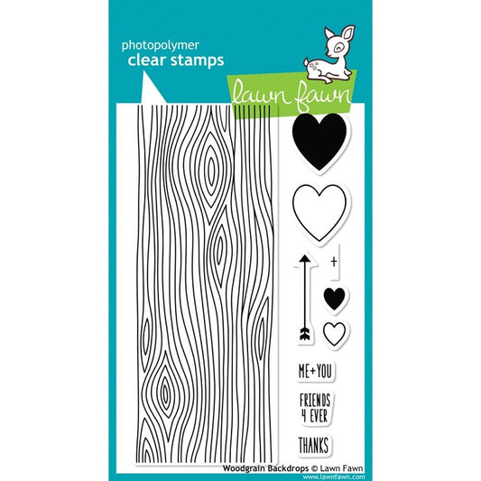 Woodgrain Backdrops Stamp Set