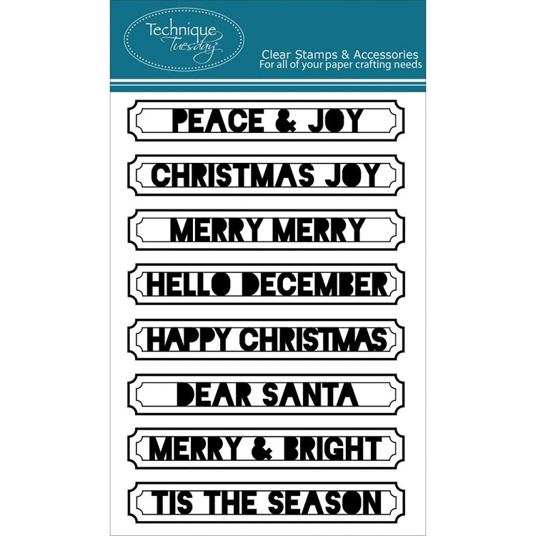 Peace & Joy Stamp Set