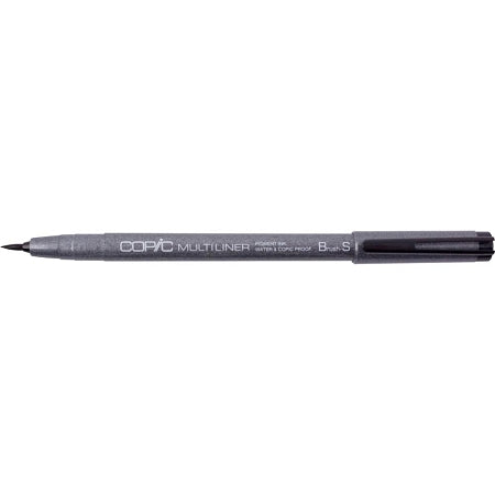 Small Brush Black Multiliner Pen