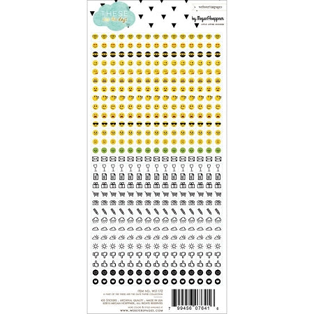 These are the Days Faces & Planner Icon Stickers