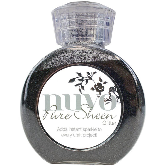 Nuvo Pure Sheen Glitter Charcoal