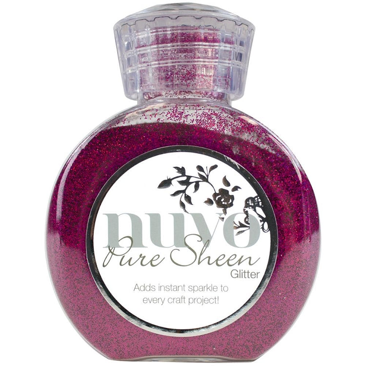 Nuvo Pure Sheen Glitter Deep Pink