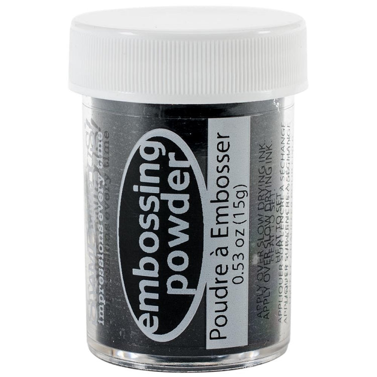 Embossing Powder Midnight Black Opaque