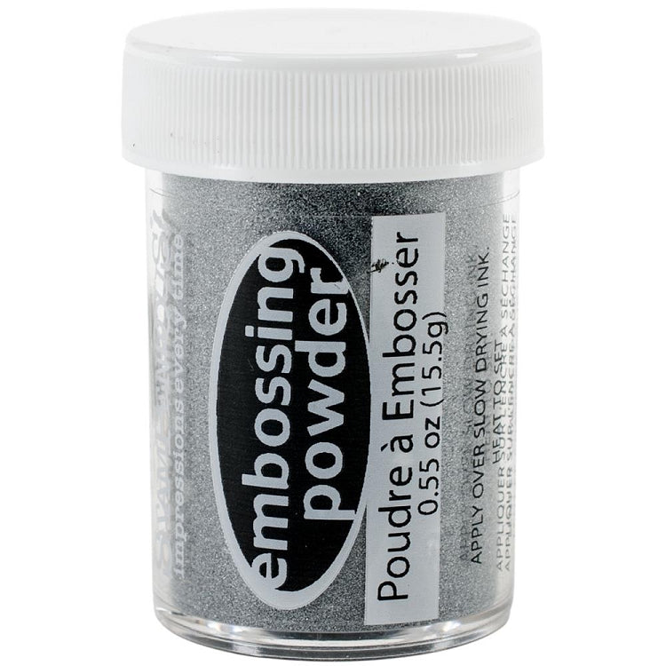 Embossing Powder Detail Silver