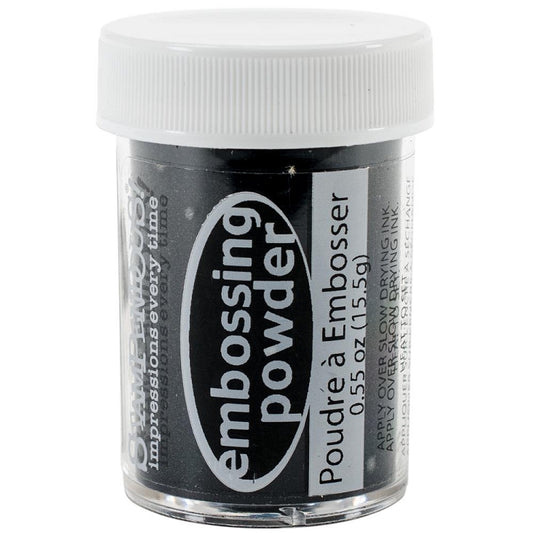 Embossing Powder Detail Black