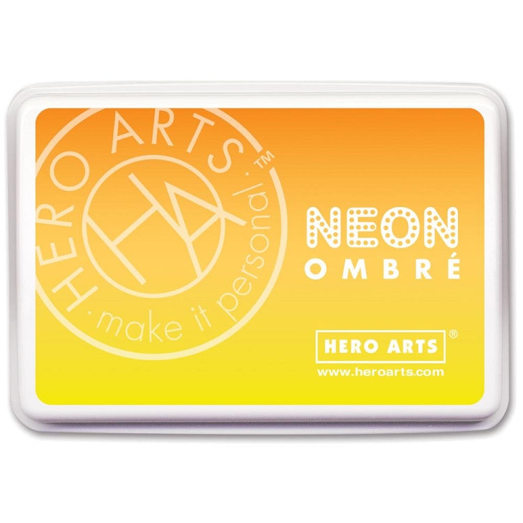 Ombre Neon Ink Pad Yellow to Orange