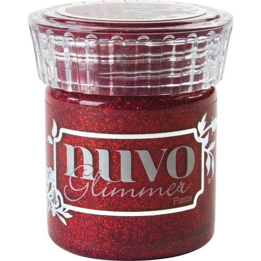 Nuvo Glimmer Paste Garnet Red