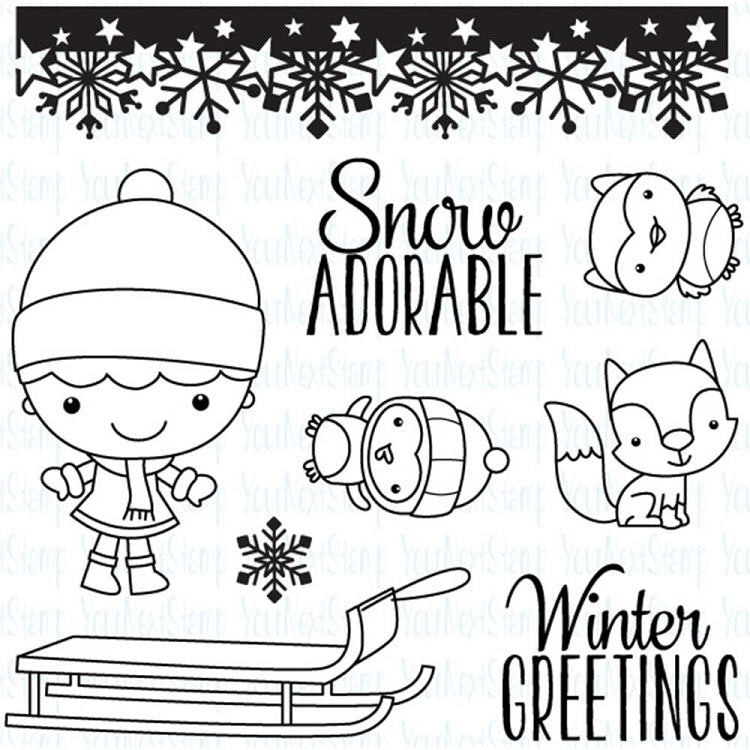 Winter Wonderland Phoebe Stamp Set