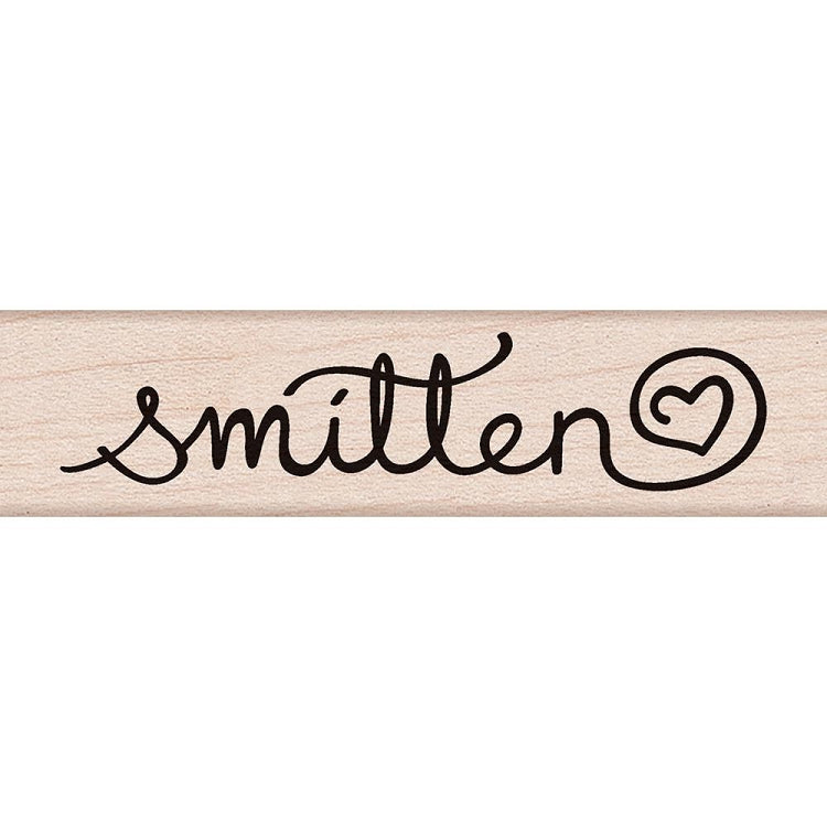 Smitten Wood Stamp