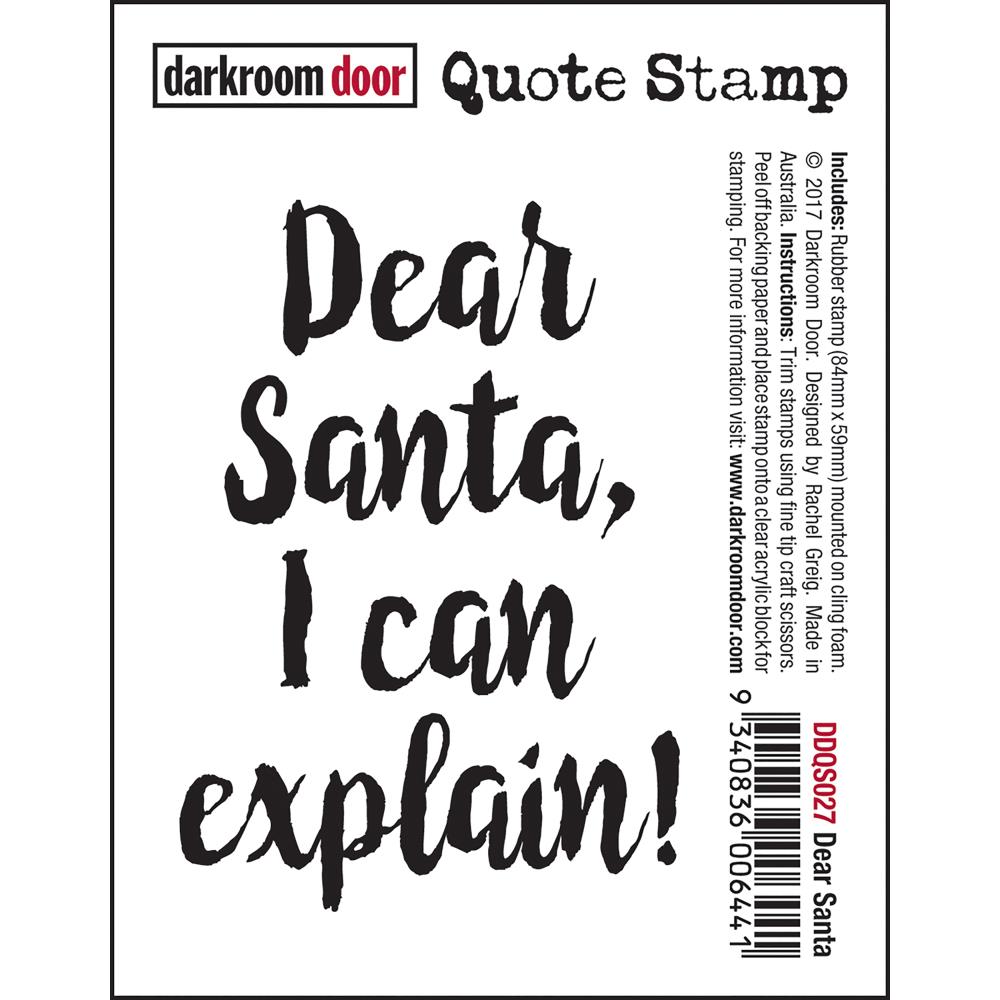 Dear Santa Stamp