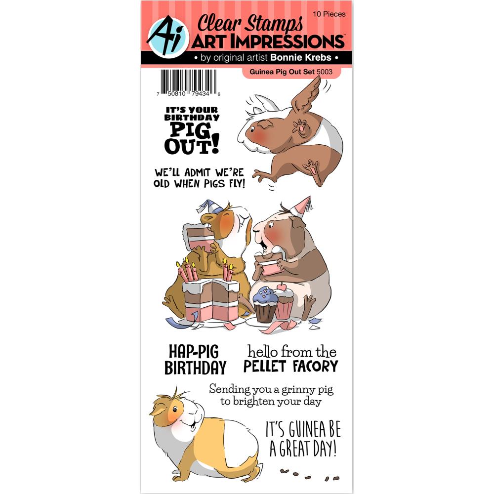 Funny Farm Guinea Pig Out Stamp Set