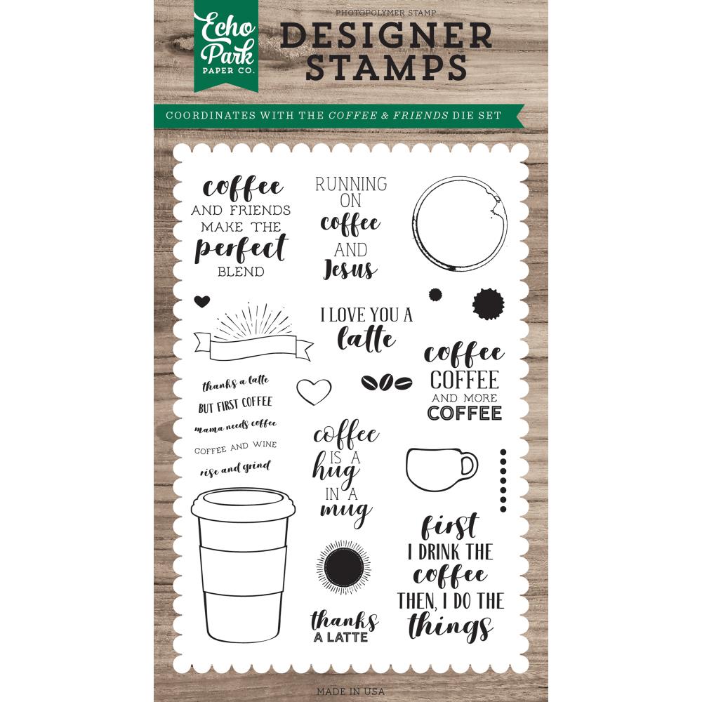 Coffee & Friends Stamp Set