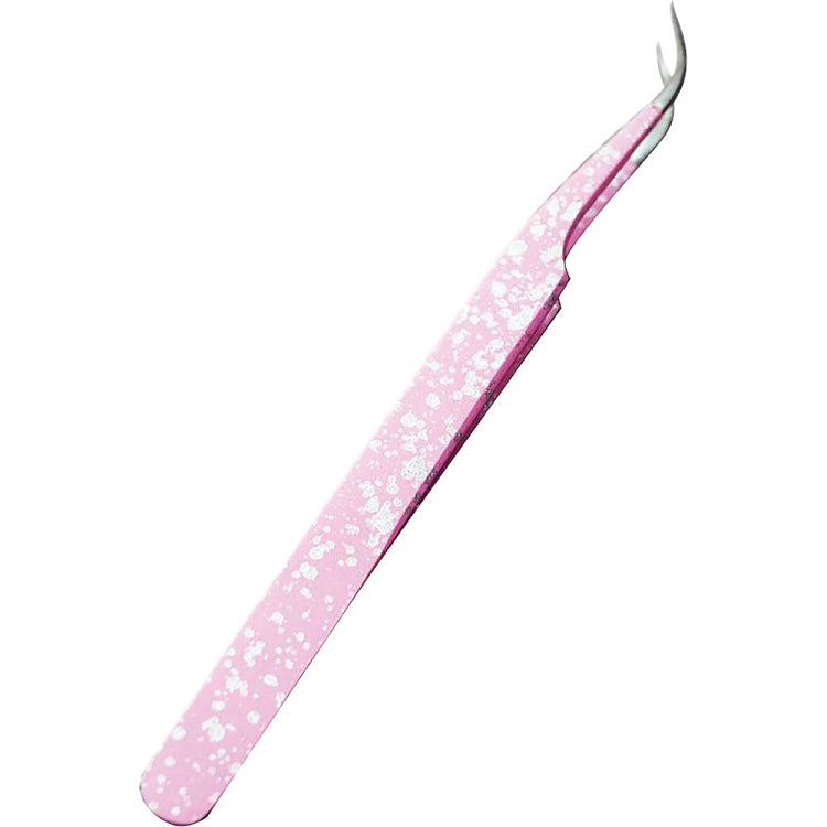 Pink Glitter Fine Pointed Tweezers