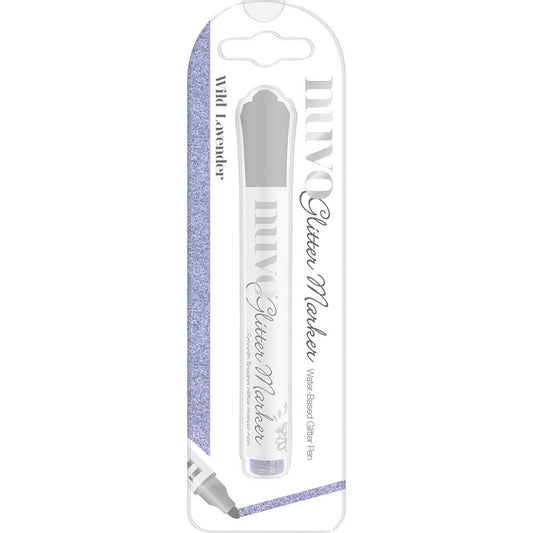 Nuvo Glitter Marker Wild Lavender