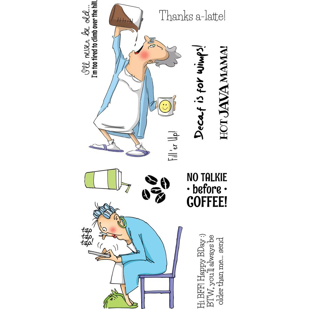 Hot Java Mama Stamp Set