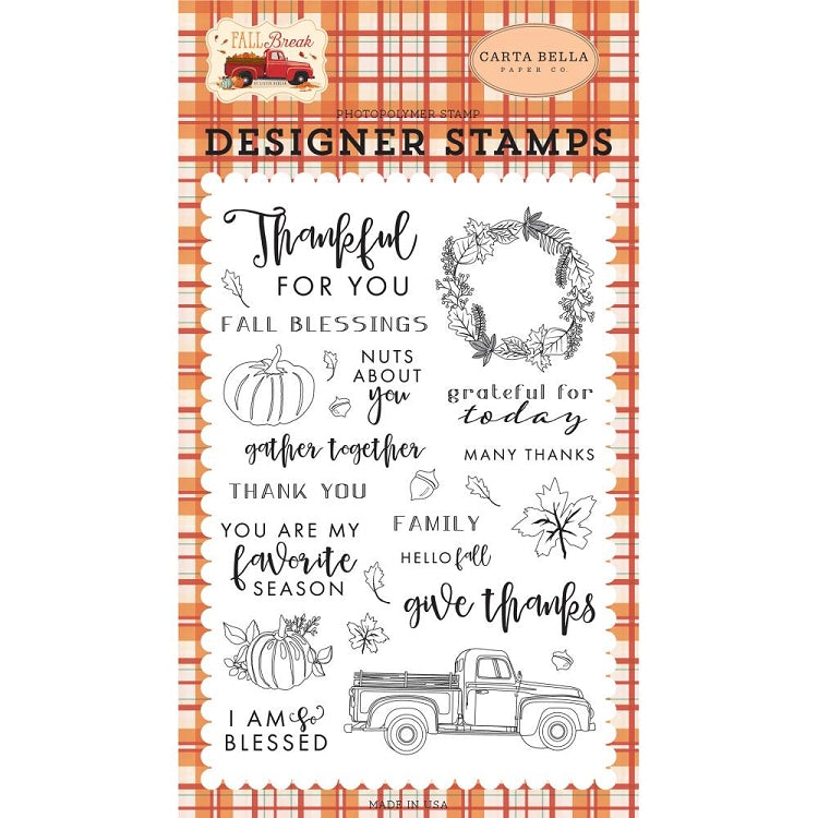 Fall Break Thankful Stamp Set