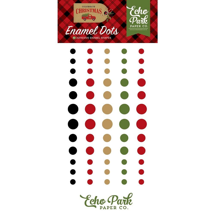 Celebrate Christmas Enamel Dots