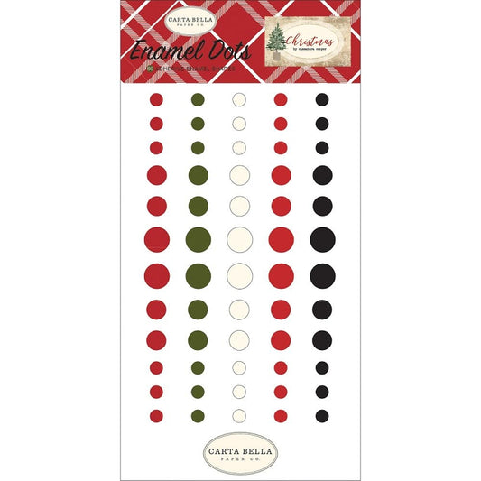 Christmas Enamel Dots