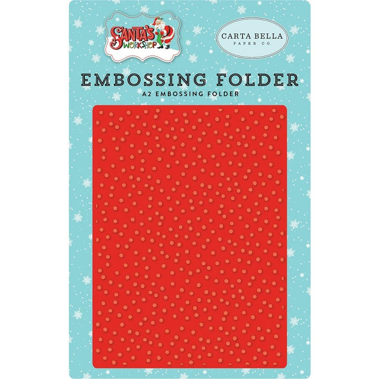 Santa's Workshop Whiteout Embossing Folder