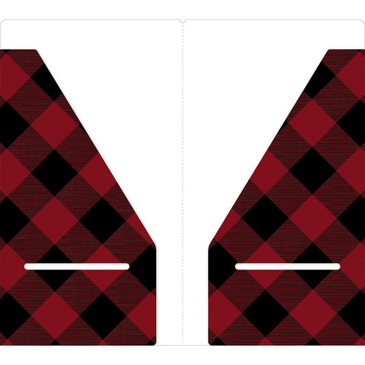 Red Buffalo Plaid Notebook Pocket Folder