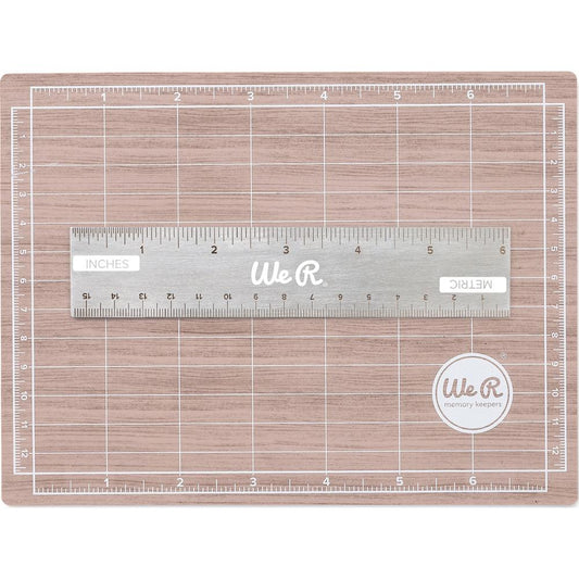 Mini Magnetic Cutting Mat & Ruler