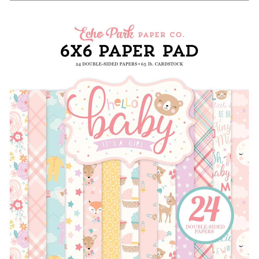 Hello Baby Girl 6x6 Paper Pad