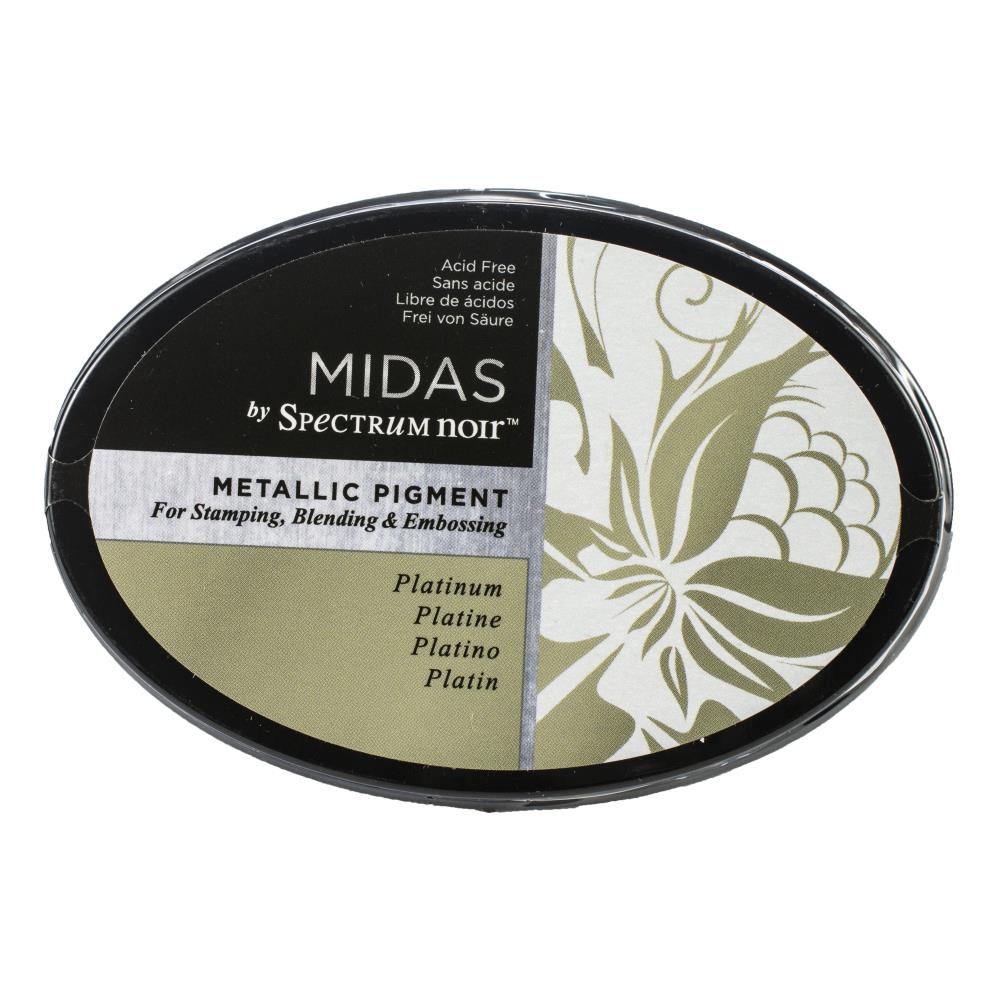 Midas Metallic Ink Pad Platinum