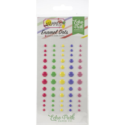 Best Summer Ever Enamel Dots