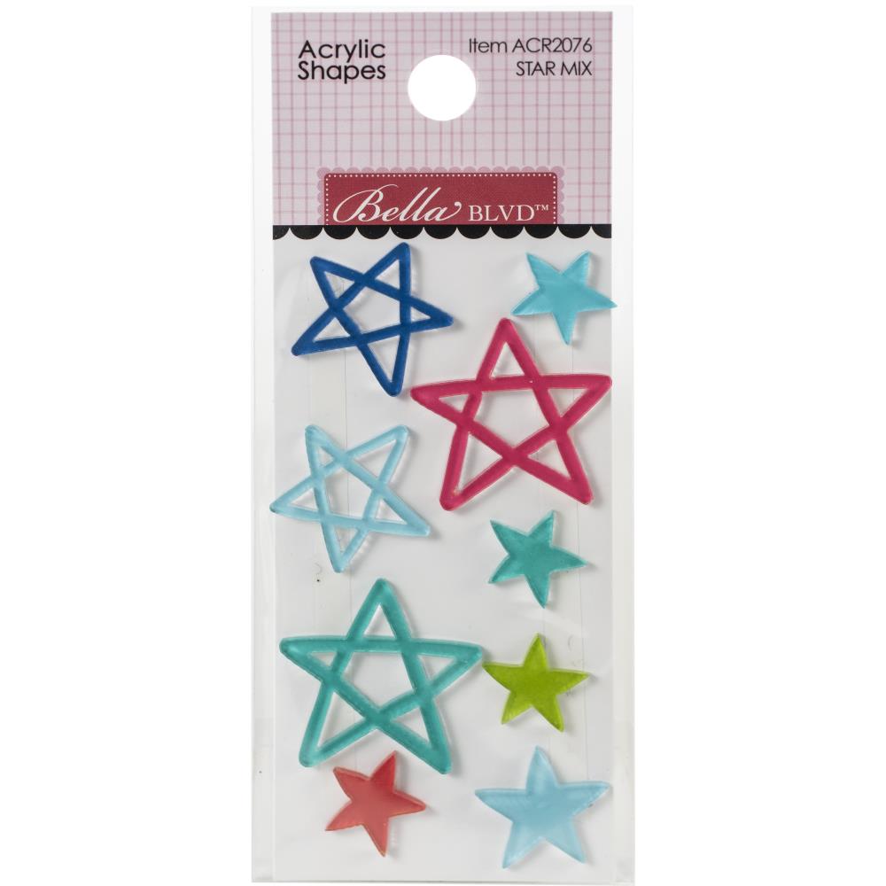 Splash Zone Star Mix Acrylic Shapes