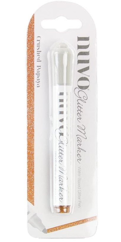 Nuvo Glitter Marker Crushed Papaya