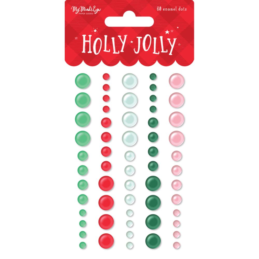 Holly Jolly Enamel Dots