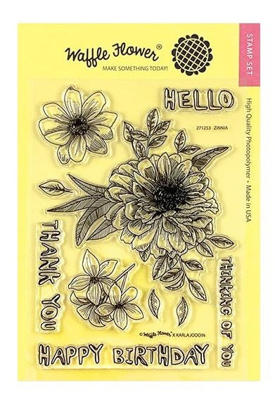 Zinnia Stamp Set