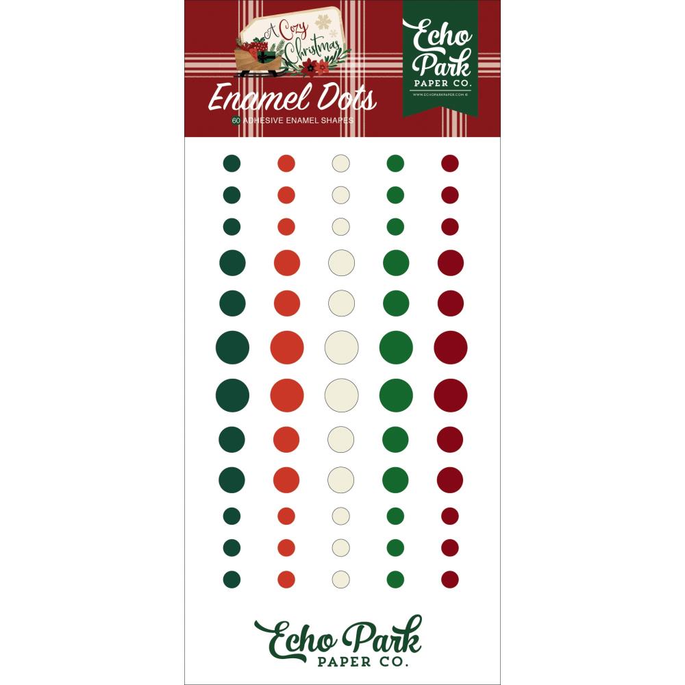 A Cozy Christmas Enamel Dots