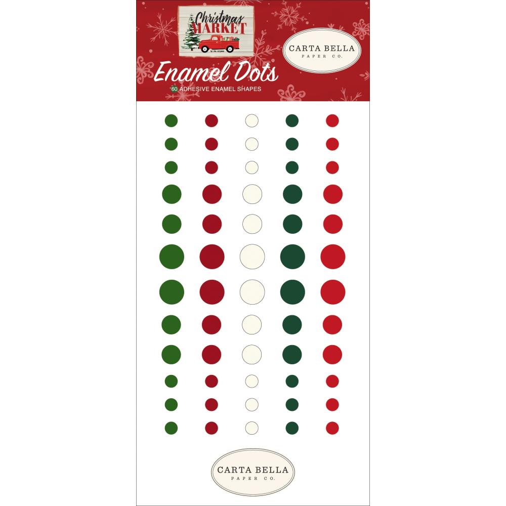 Christmas Market Enamel Dots