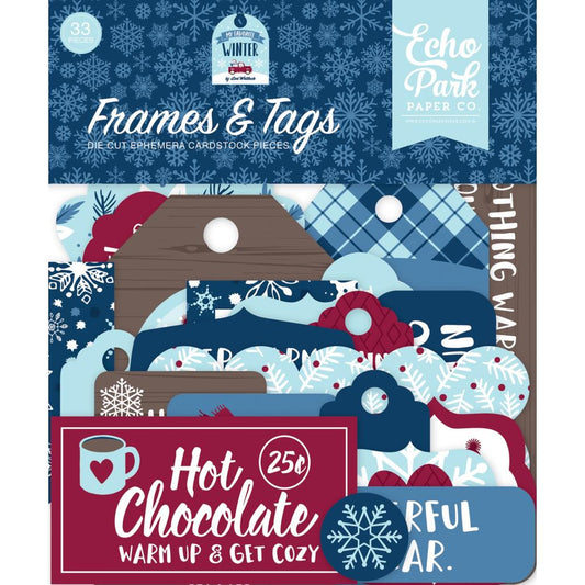 My Favorite Winter Frames & Tags Ephemera