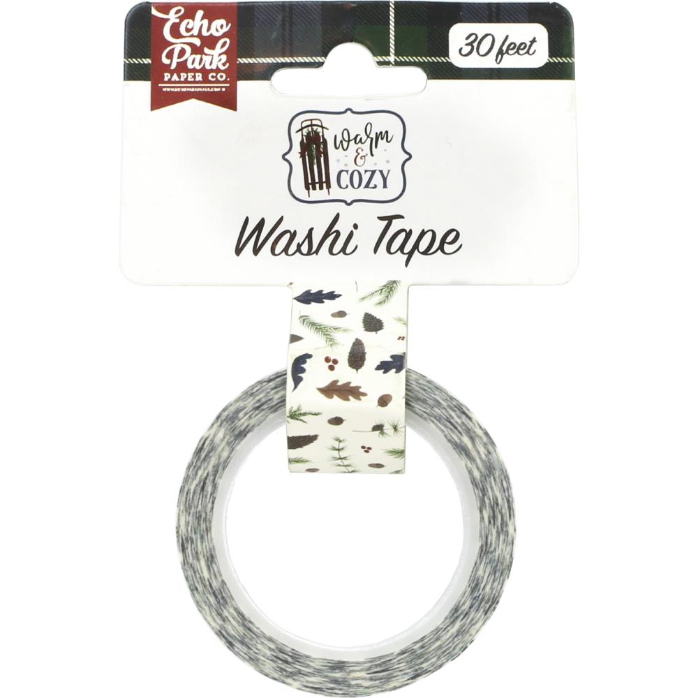 Warm & Cozy Evergreen & Pine Washi Tape