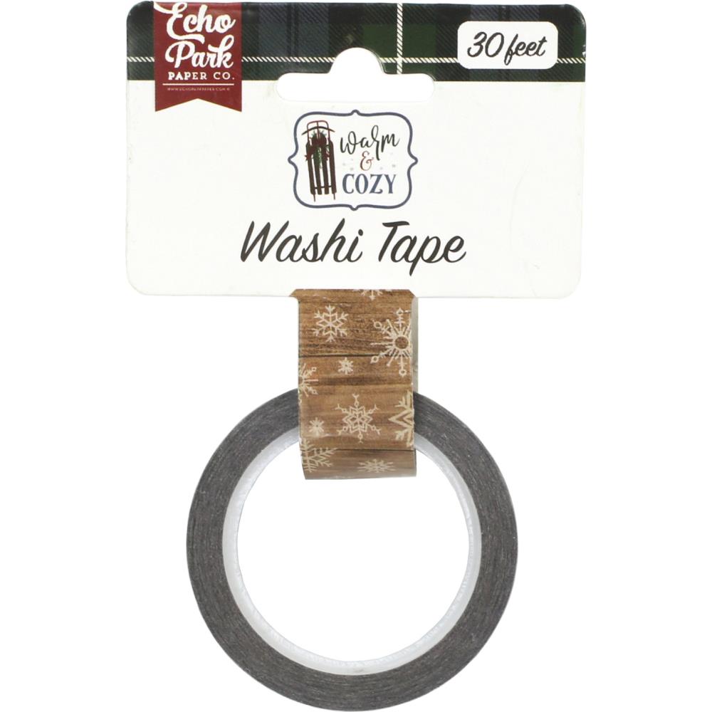 Warm & Cozy Winter Woodgrain Washi Tape