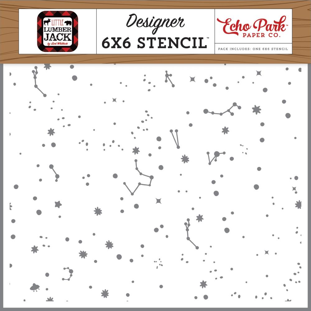 Little Lumberjack Constellation Stencil