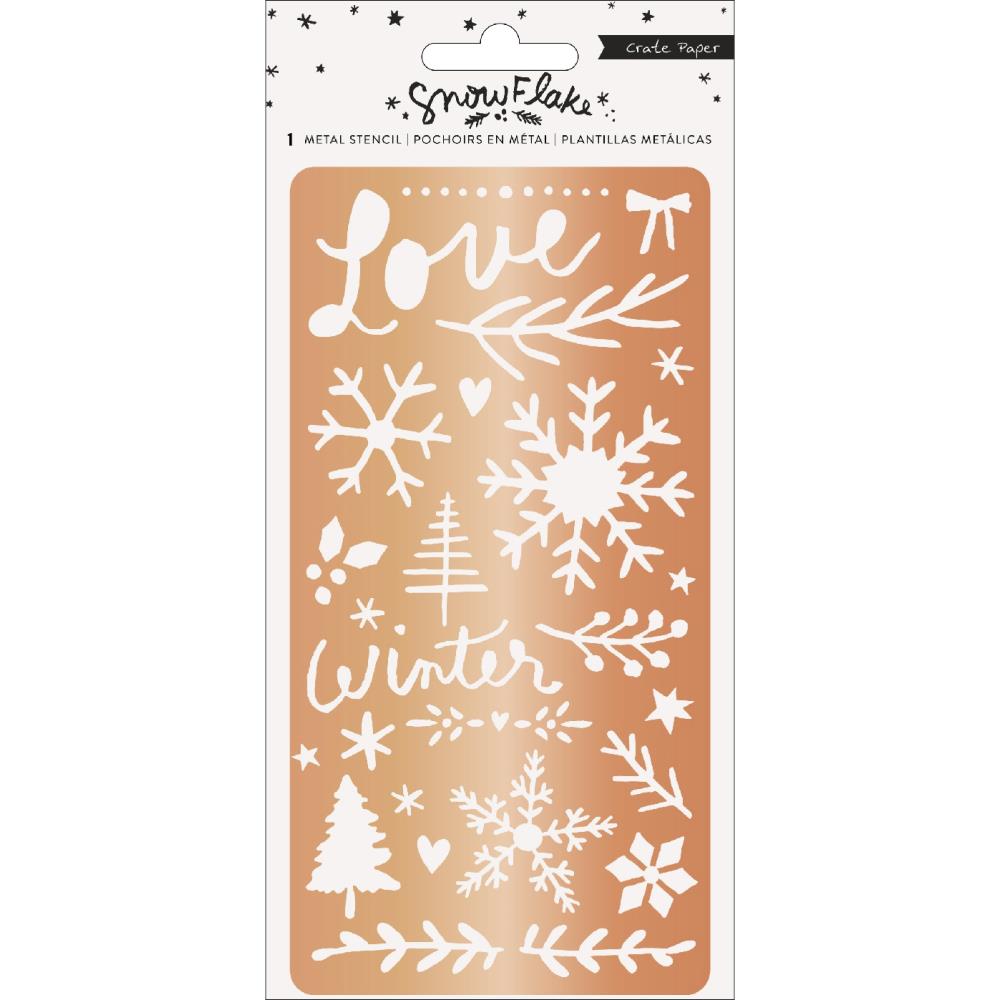 Snowflake Copper Stencil